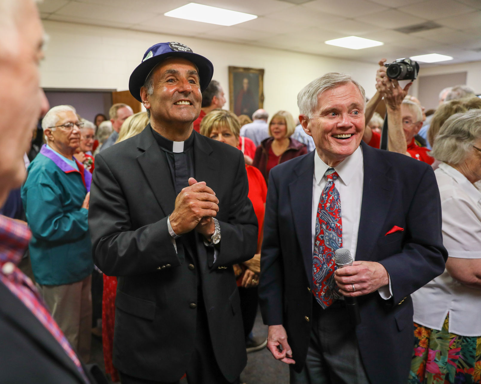 Our Lady of Nazareth gives Father Joe a surprise sendoff